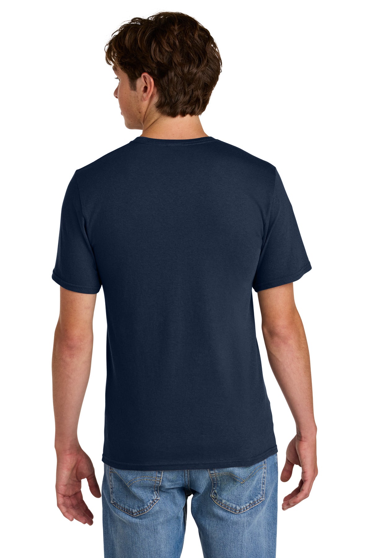 Port & Co Easy Cotton Tee - True Navy