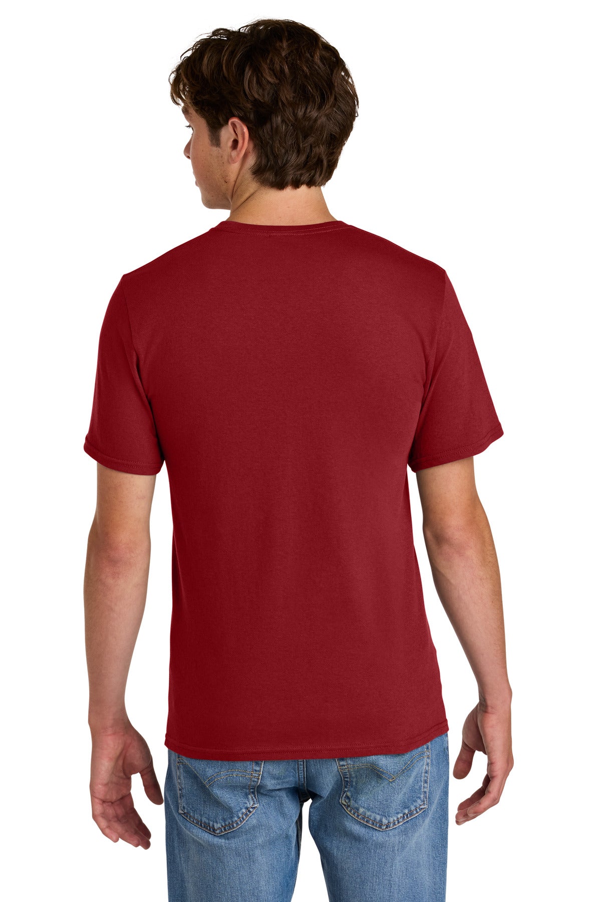 Port & Co Easy Cotton Tee - Vintage Red