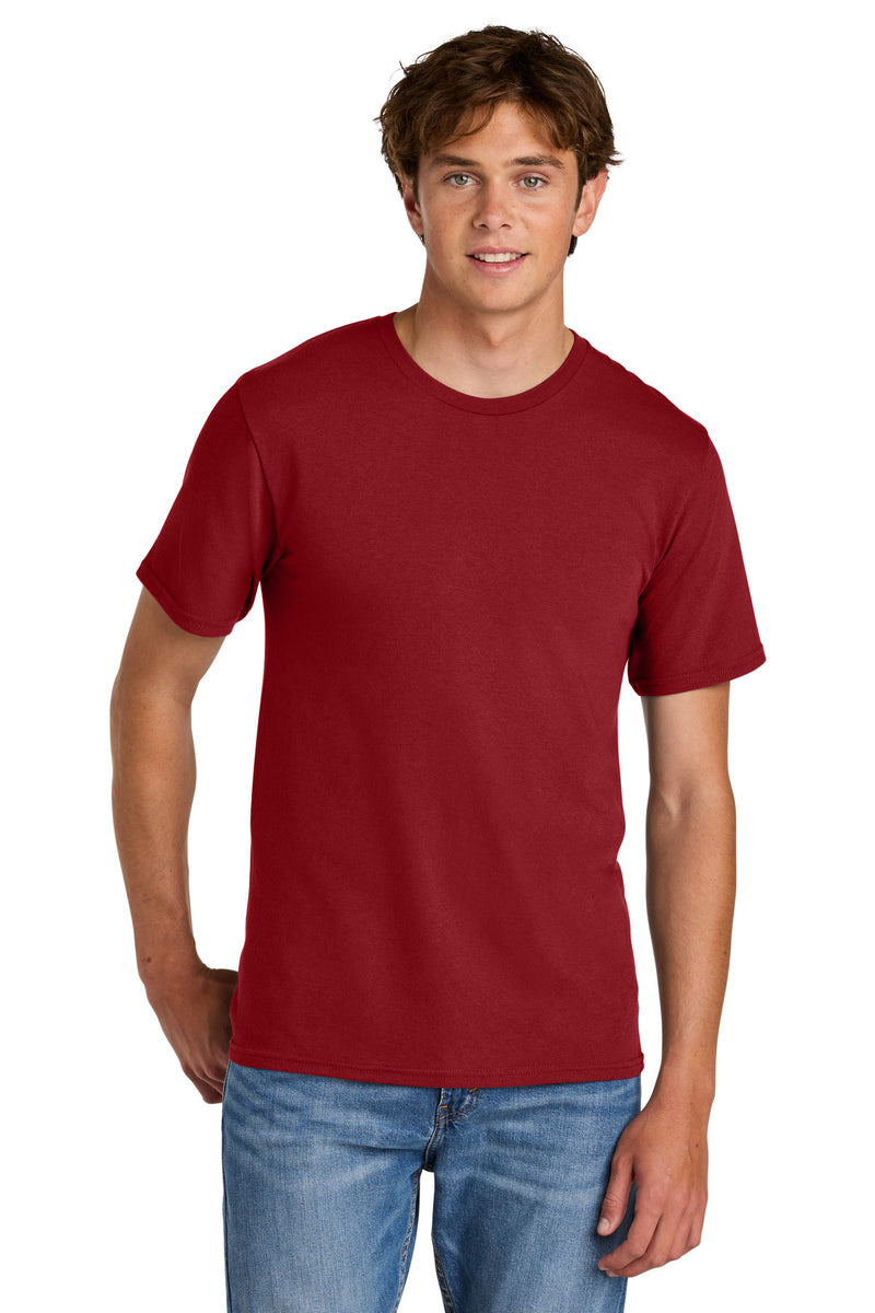 Port & Co Easy Cotton Tee - Vintage Red