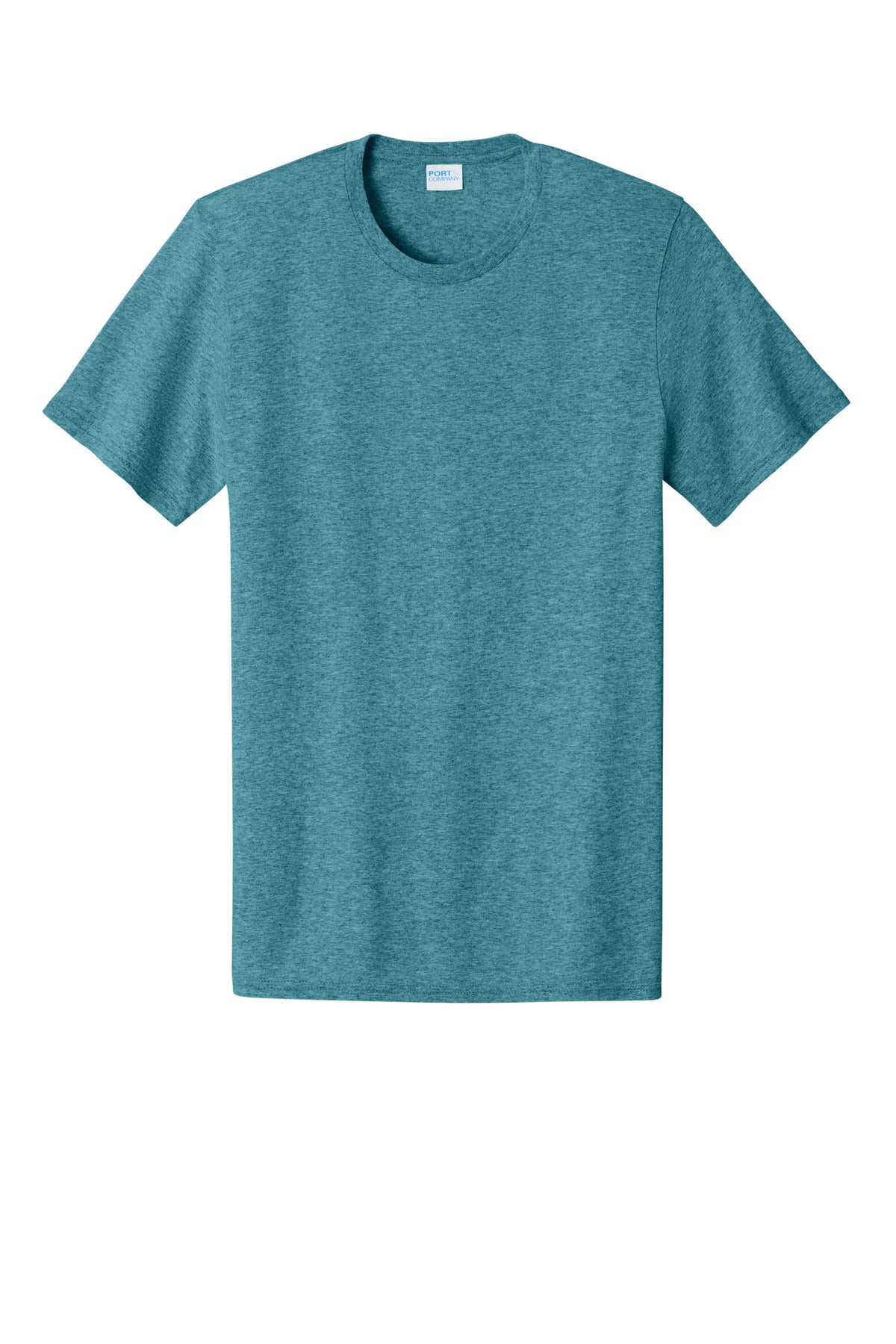 Port & Co Easy Cotton Tee - Vivid Teal Heather