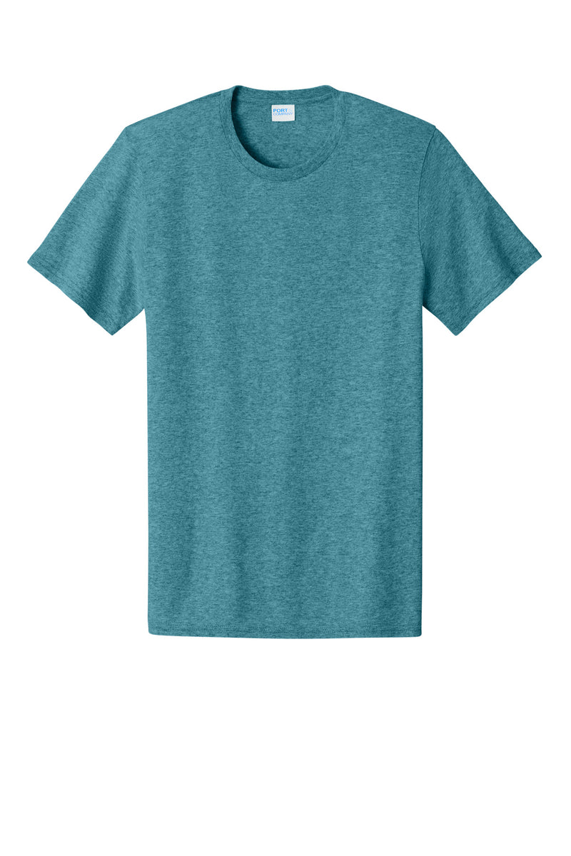 Port & Co Easy Cotton Tee - Vivid Teal Heather