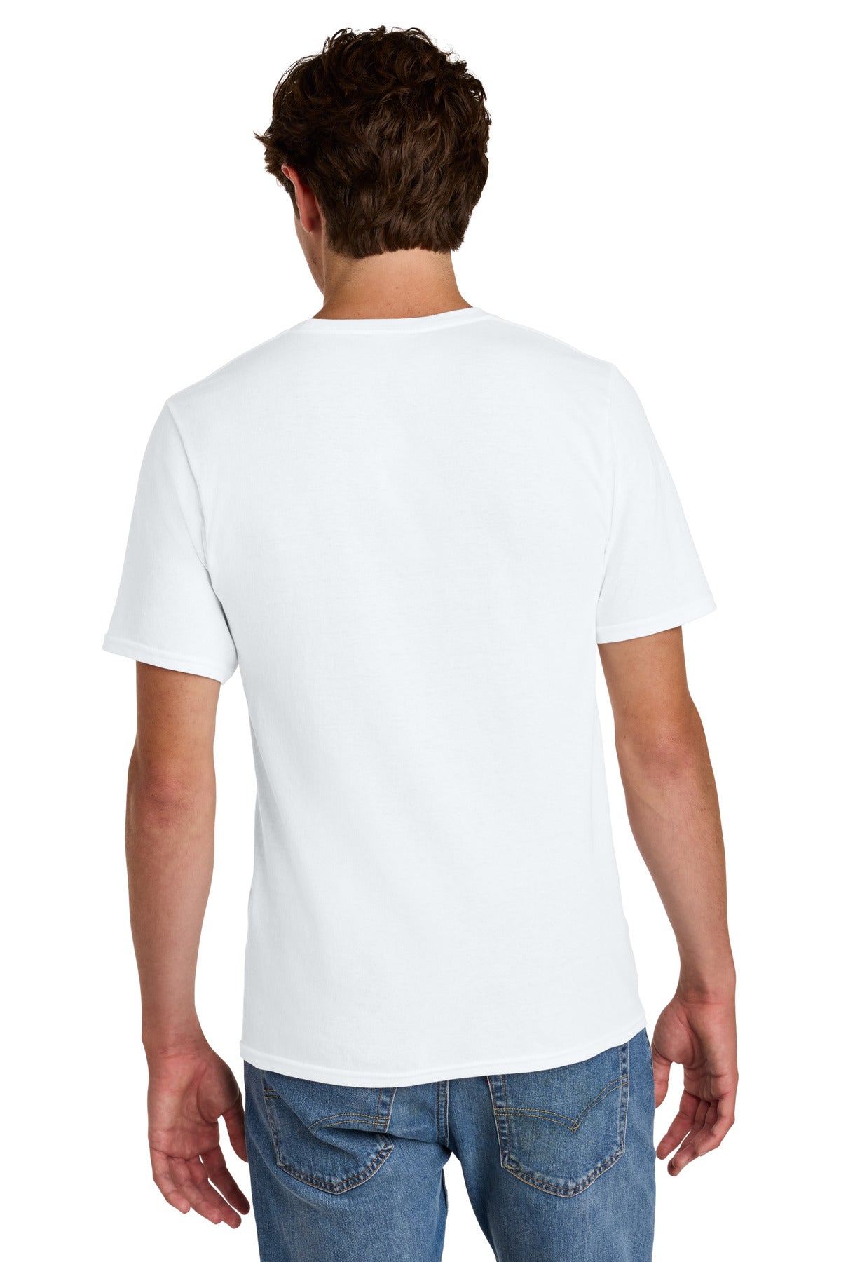 Port & Co Easy Cotton Tee - White
