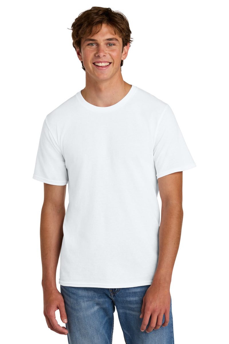 Port & Co Easy Cotton Tee - White