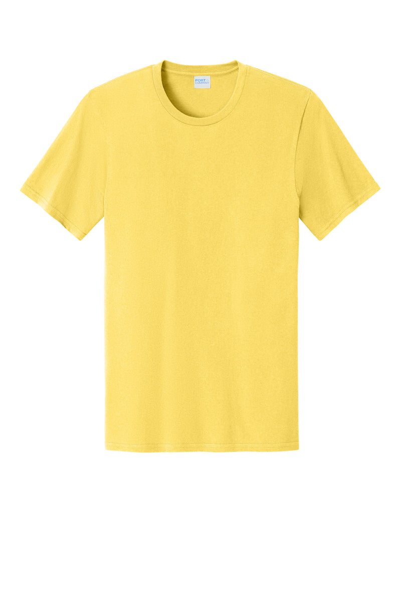 Port & Co Easy Cotton Tee - Yellow