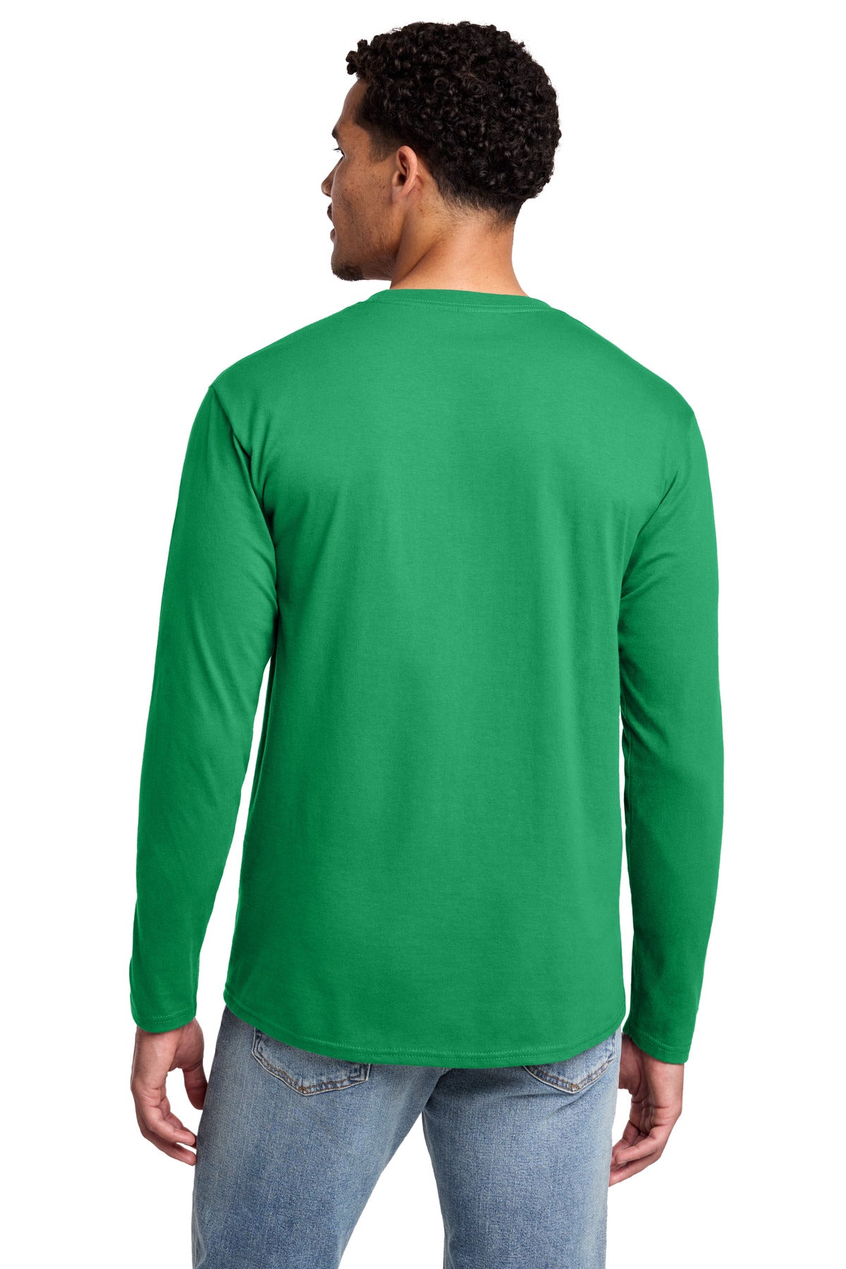 Port & Co Long Sleeve Fan Favorite Tee - Athletic Kelly