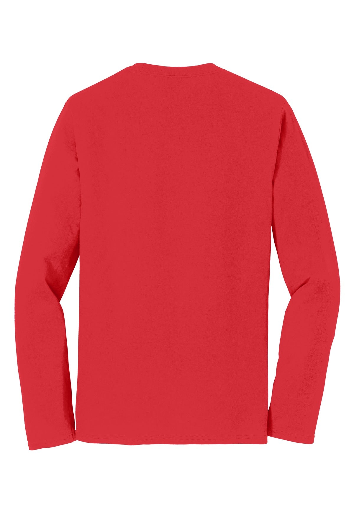 Port & Co Long Sleeve Fan Favorite Tee - Bright Red
