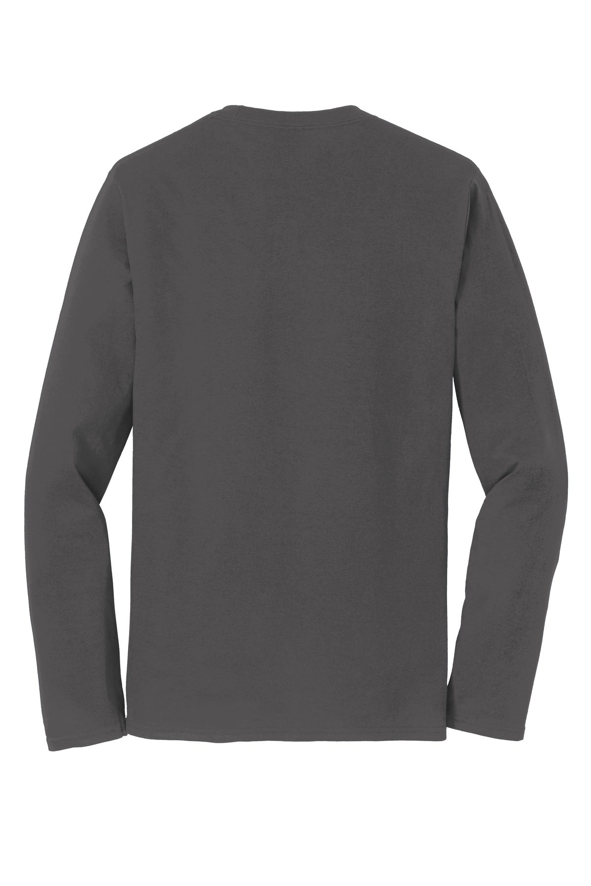 Port & Co Long Sleeve Fan Favorite Tee - Charcoal