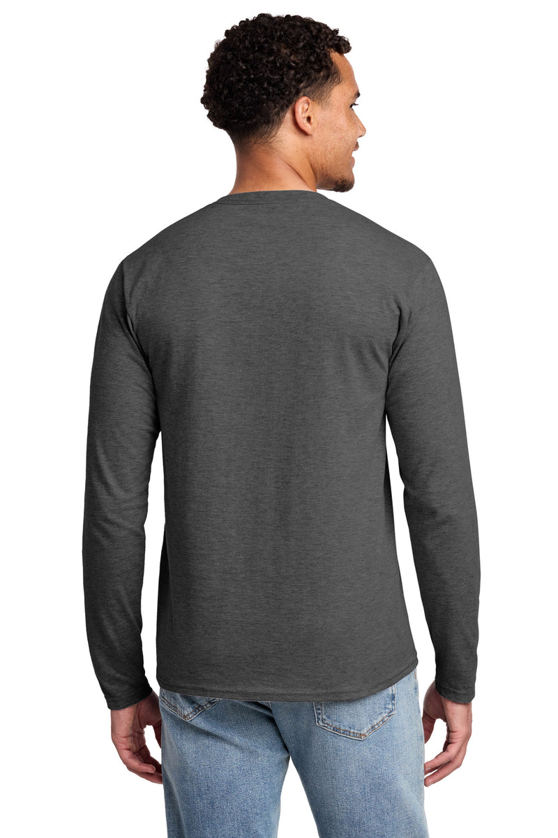 Port & Co Long Sleeve Fan Favorite Tee - Dark Heather Grey