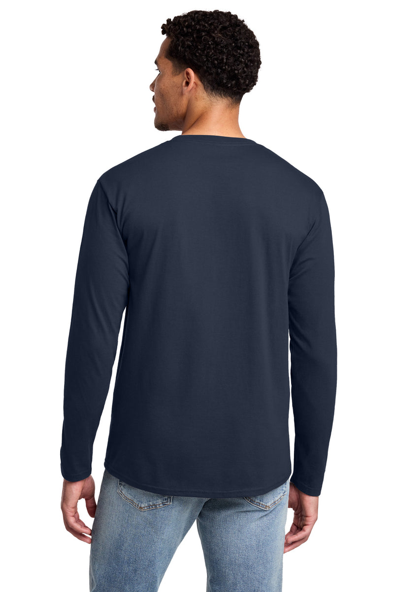 Port & Co Long Sleeve Fan Favorite Tee - Deep Navy