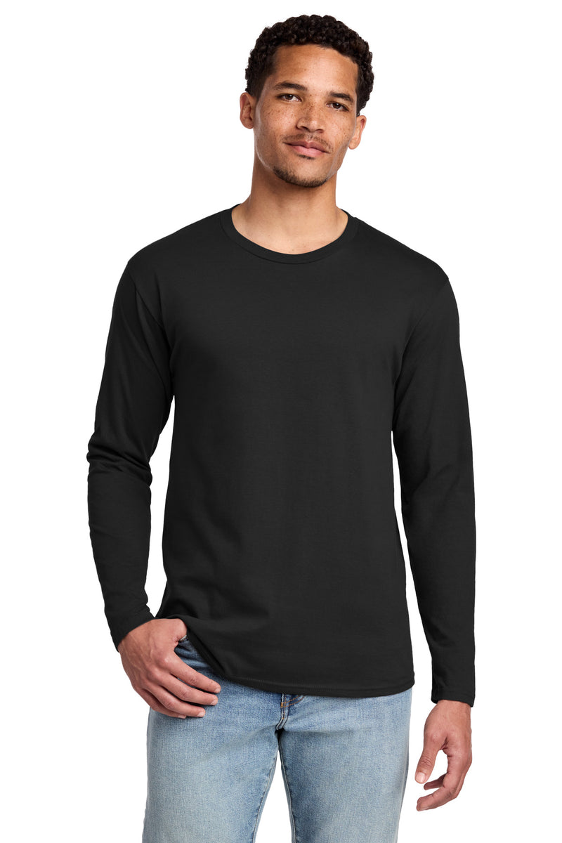 Port & Co Long Sleeve Fan Favorite Tee - Jet Black