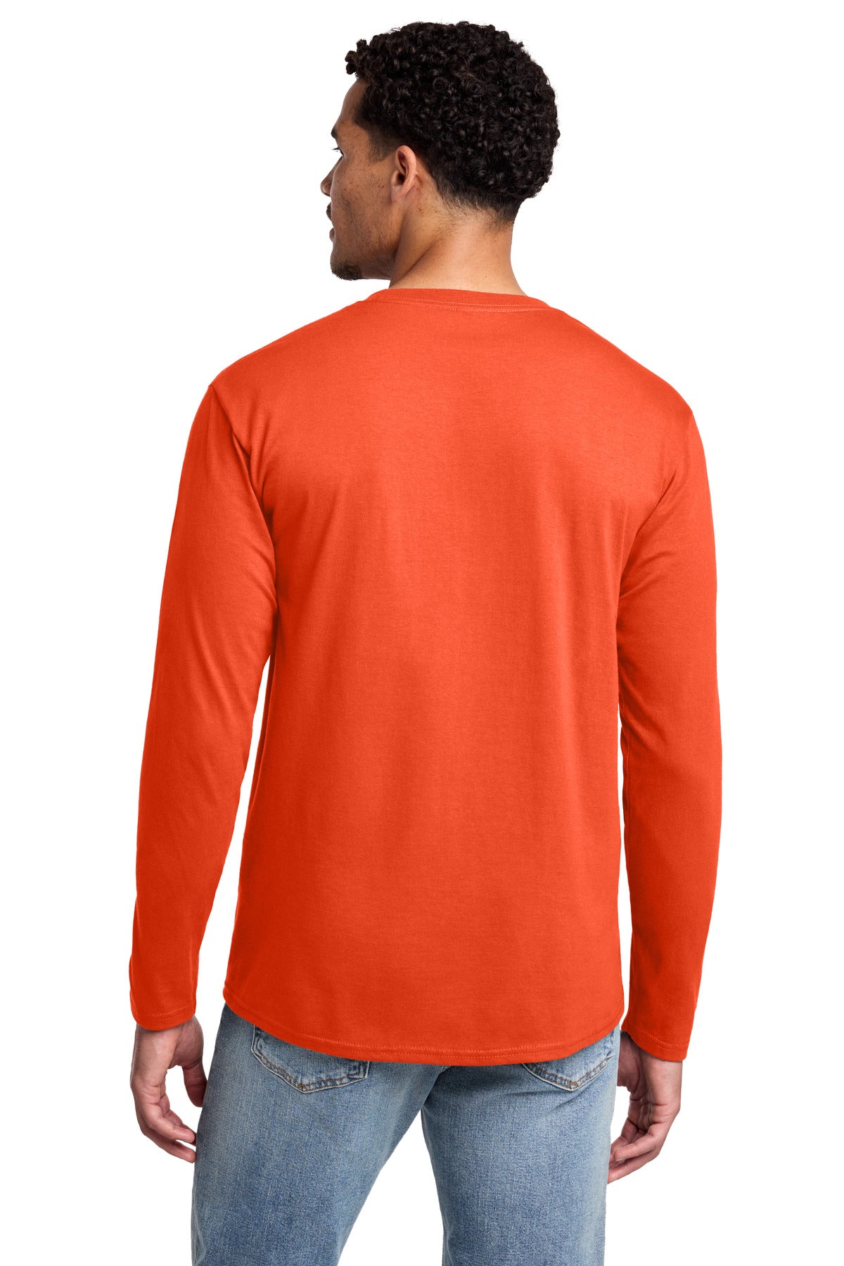 Port & Co Long Sleeve Fan Favorite Tee - Orange