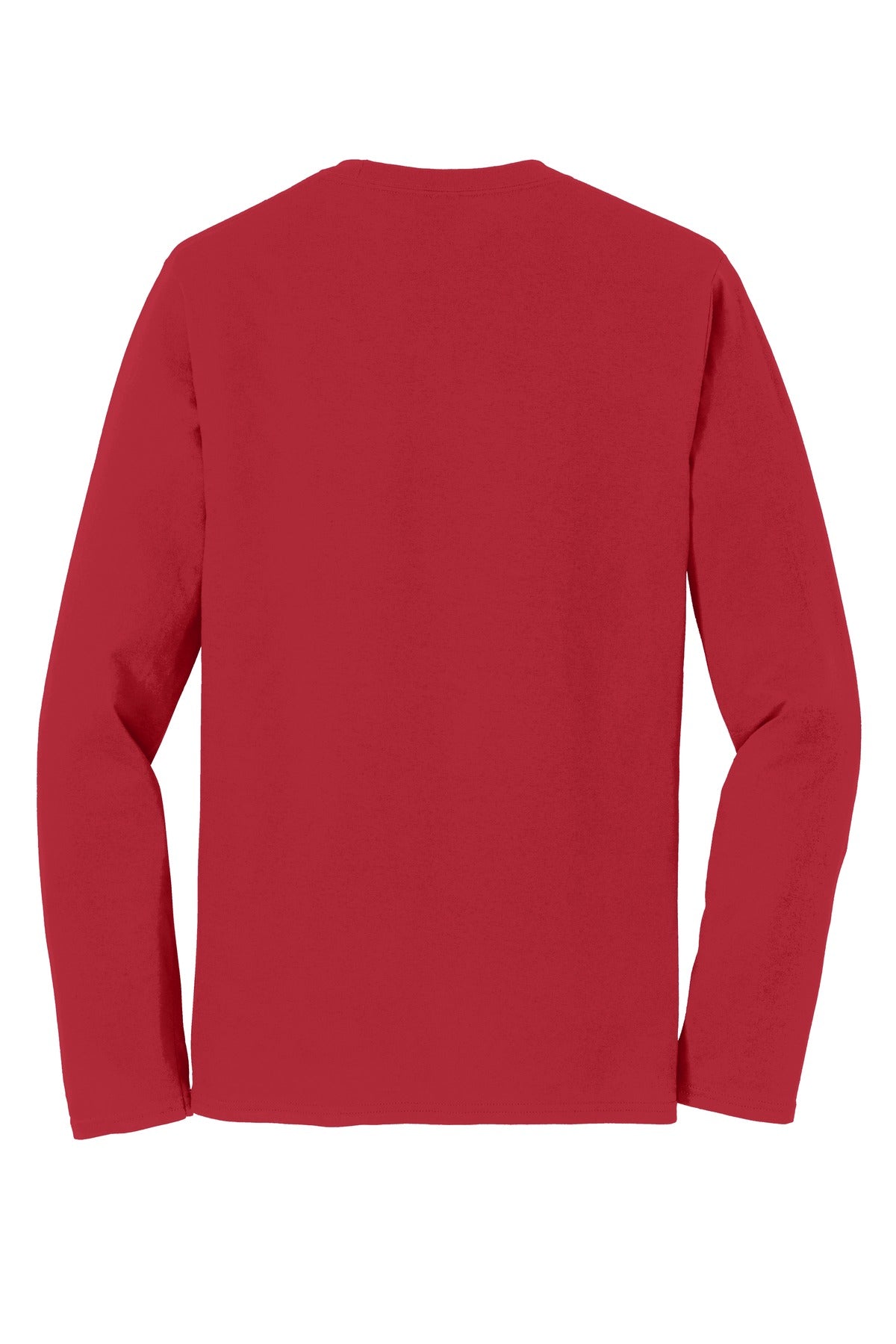 Port & Co Long Sleeve Fan Favorite Tee - Team Cardinal