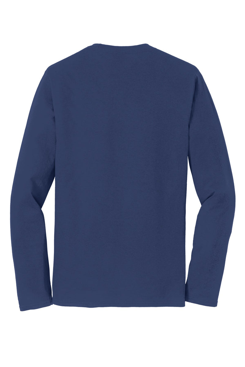 Port & Co Long Sleeve Fan Favorite Tee - Team Navy
