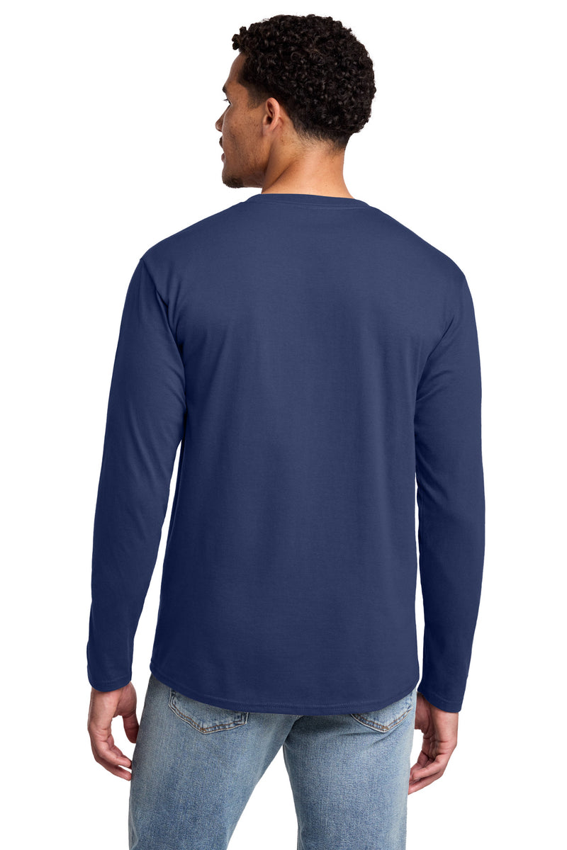 Port & Co Long Sleeve Fan Favorite Tee - Team Navy