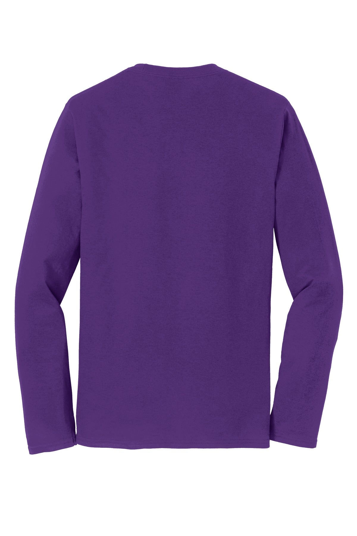 Port & Co Long Sleeve Fan Favorite Tee - Team Purple