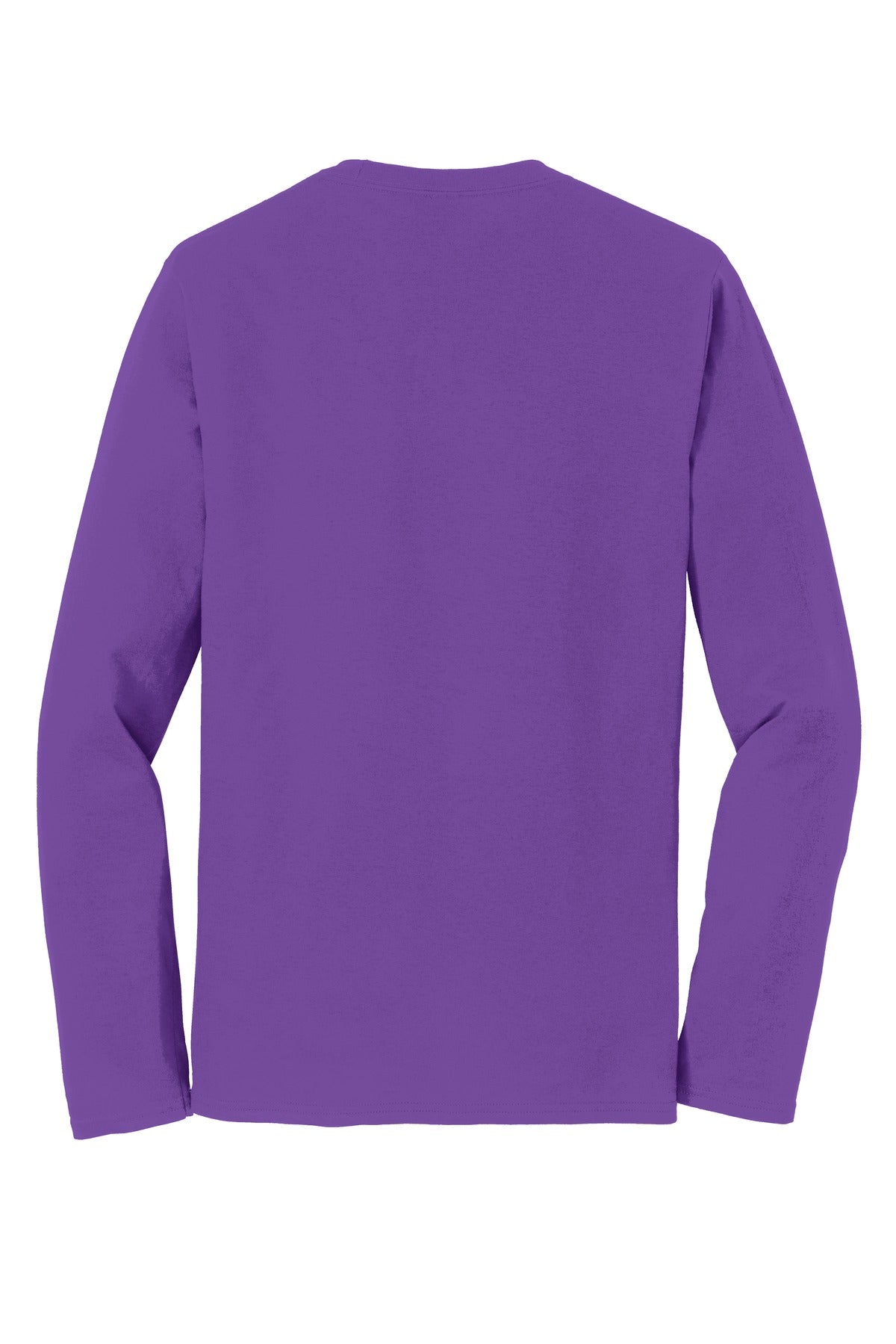 Port & Co Long Sleeve Fan Favorite Tee - True Purple