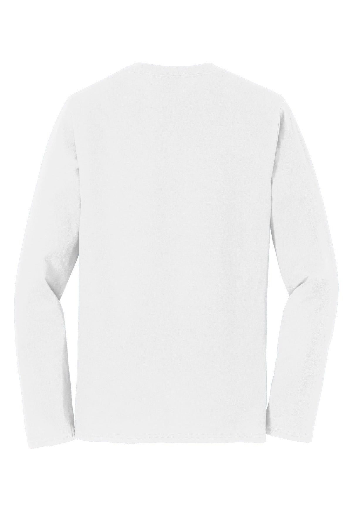 Port & Co Long Sleeve Fan Favorite Tee - White