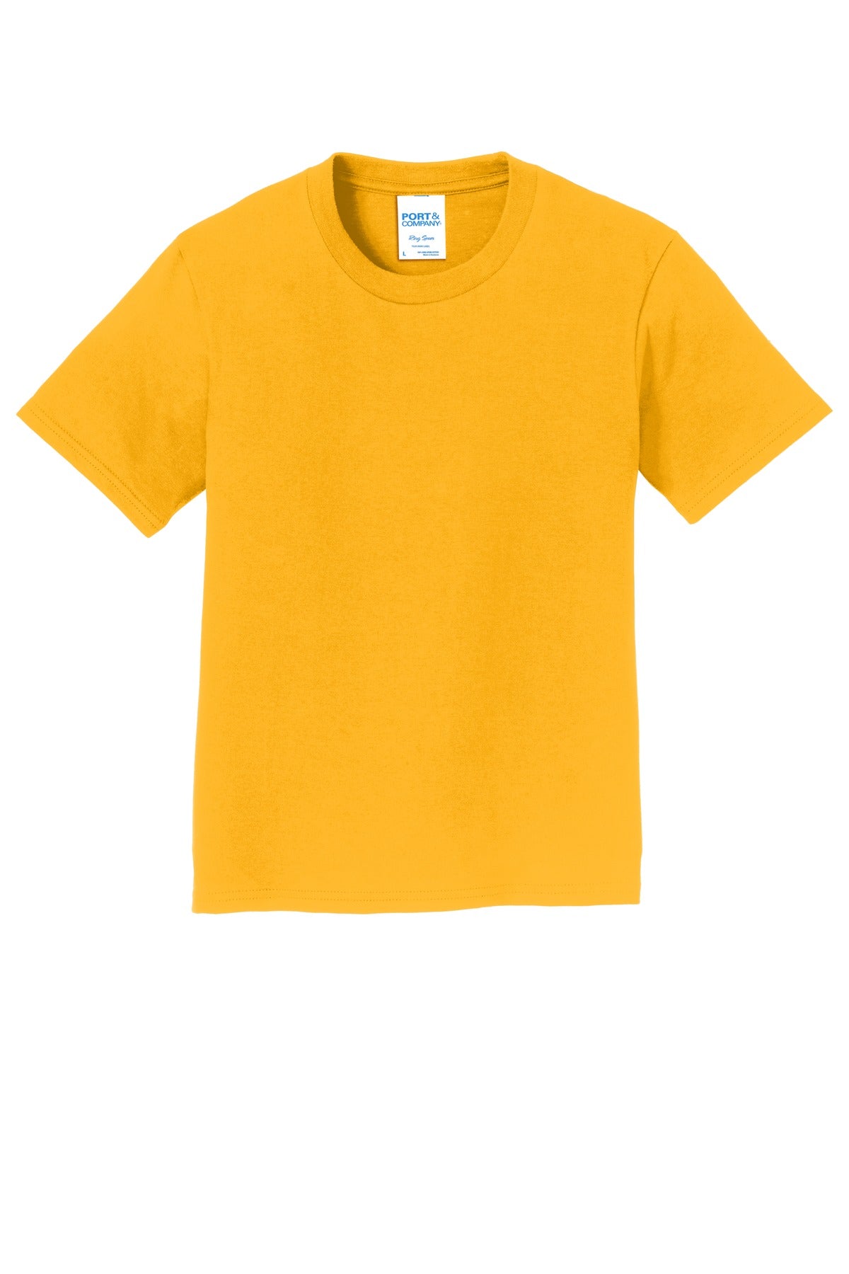 Port & Co Youth Fan Favorite Tee - Bright Gold