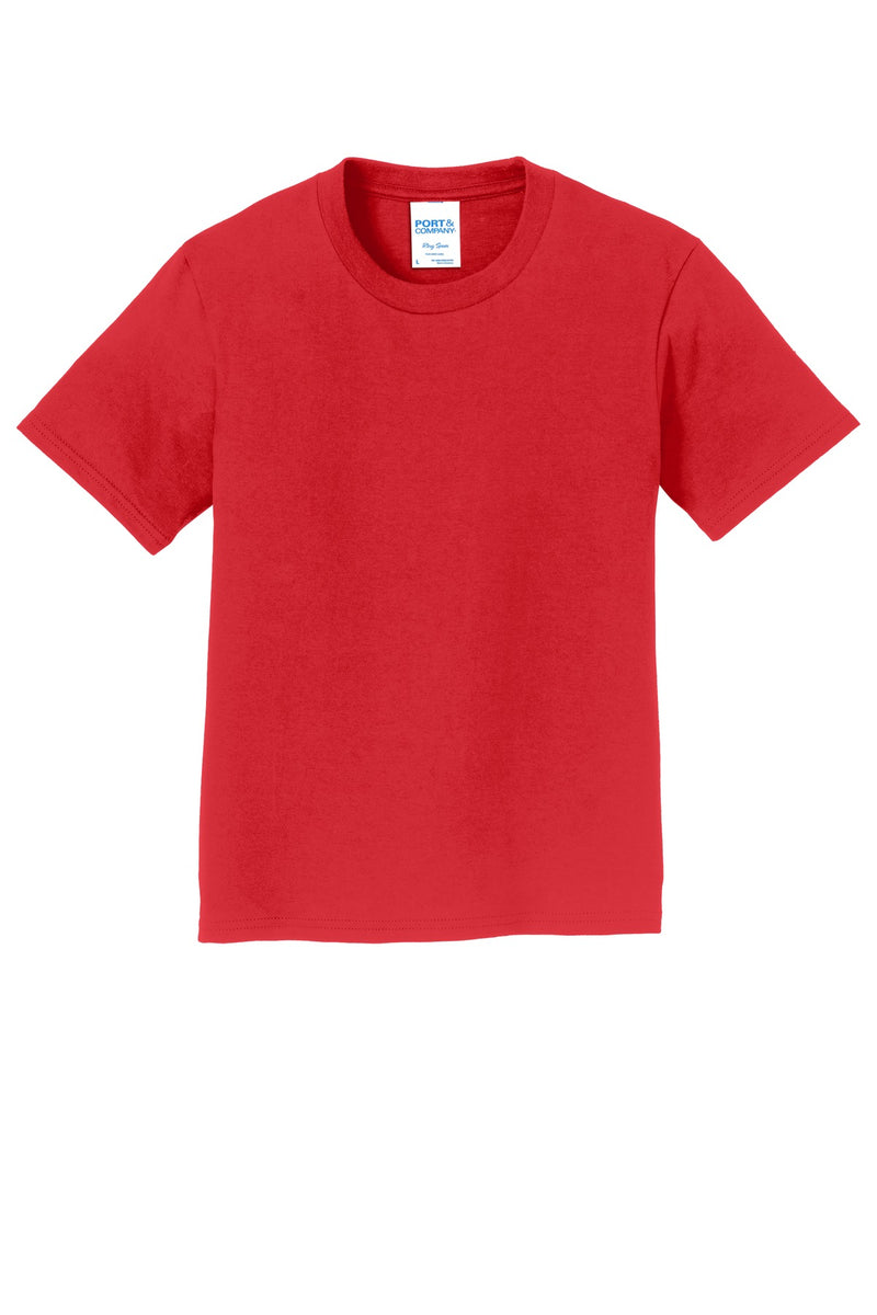 Port & Co Youth Fan Favorite Tee - Bright Red