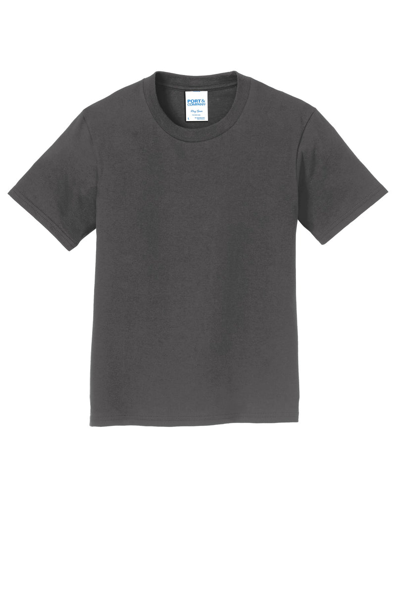 Port & Co Youth Fan Favorite Tee - Charcoal