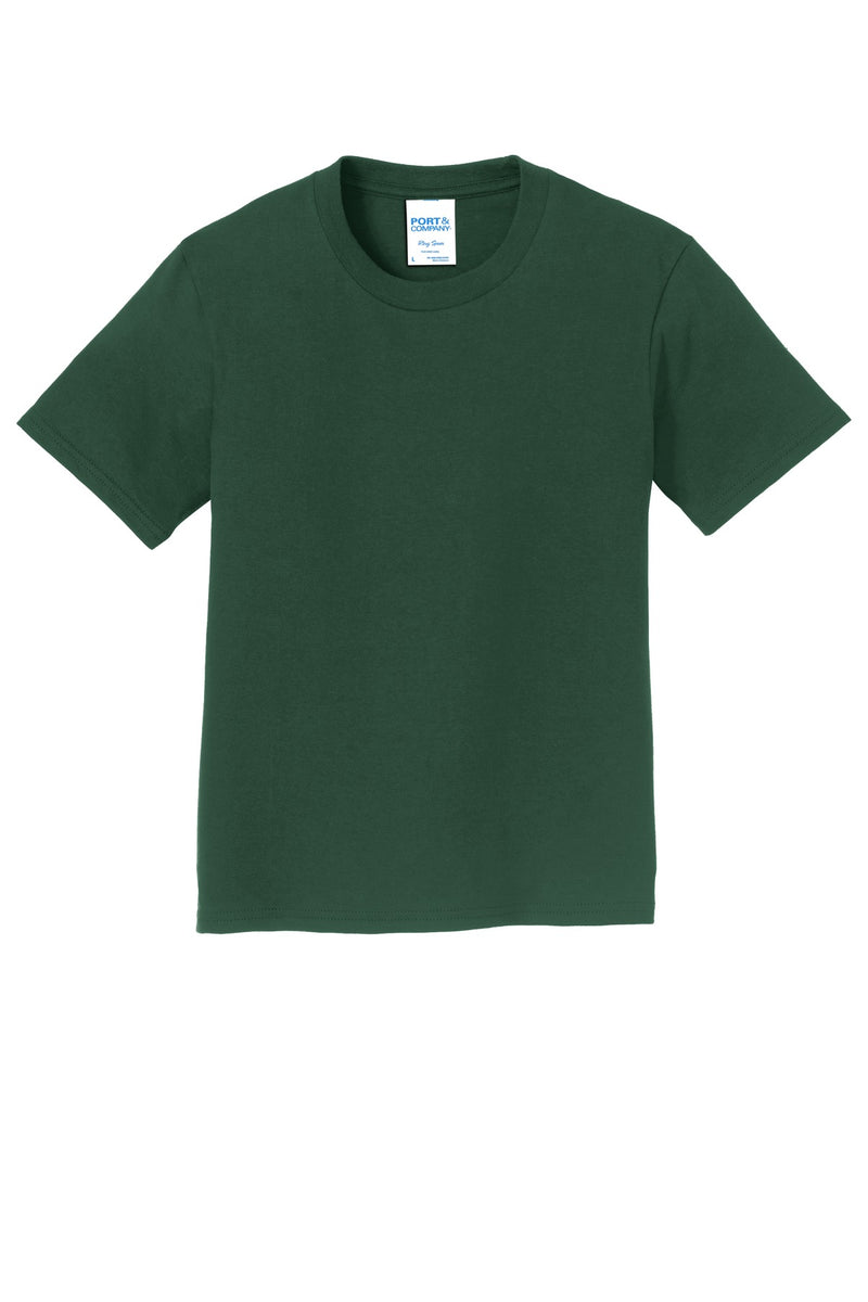 Port & Co Youth Fan Favorite Tee - Forest Green