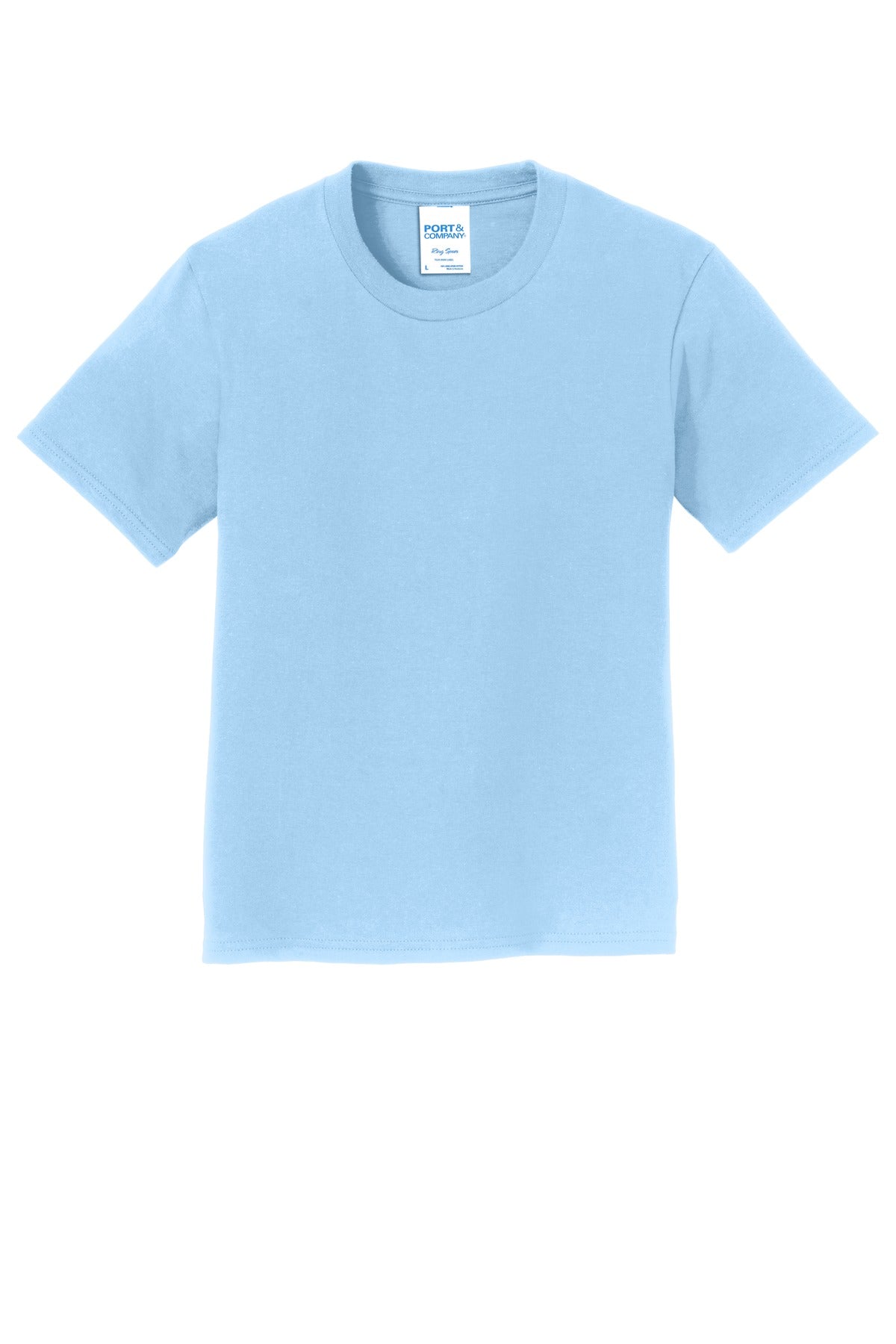 Port & Co Youth Fan Favorite Tee - Light Blue