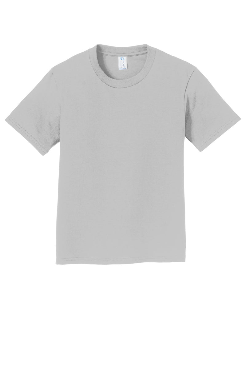 Port & Co Youth Fan Favorite Tee - Silver