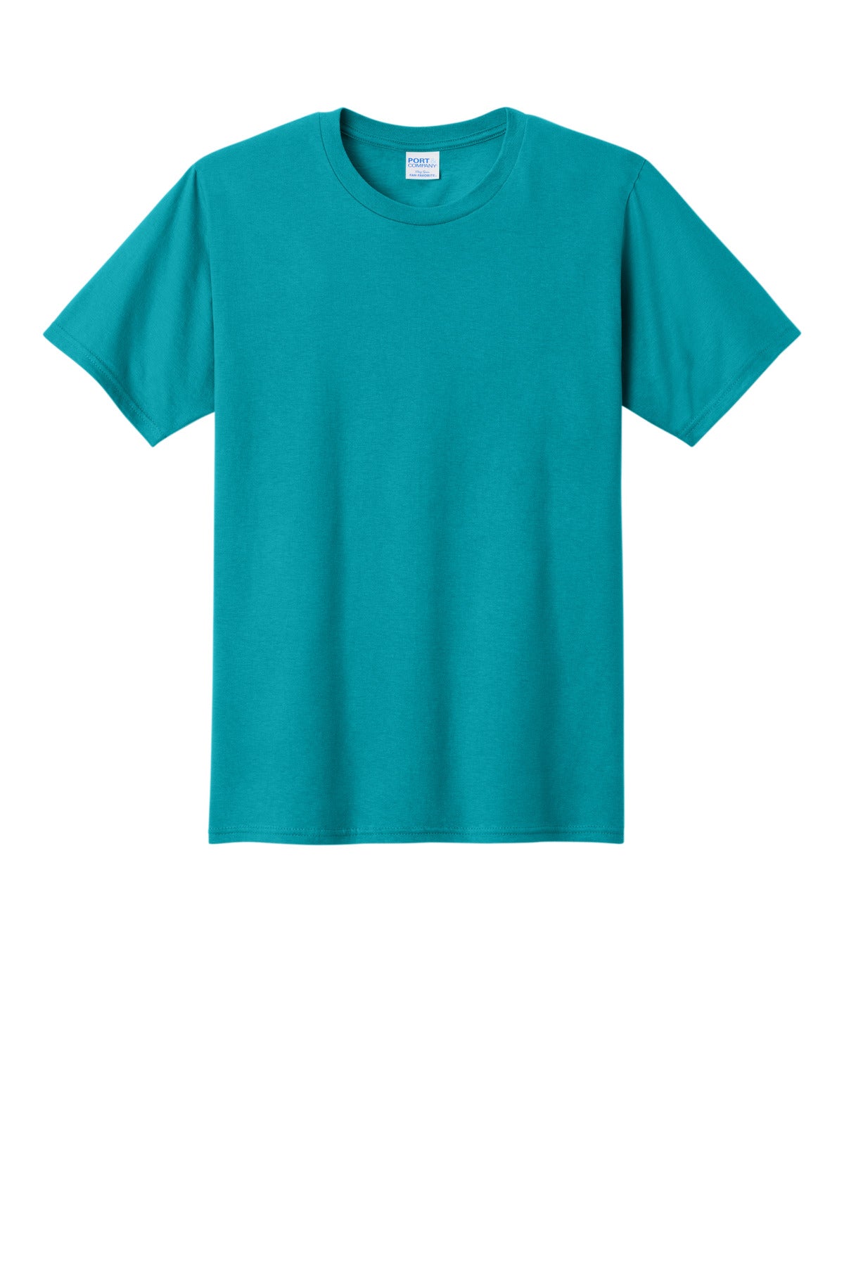 Port & Co Fan Favorite Tee - Bright Aqua
