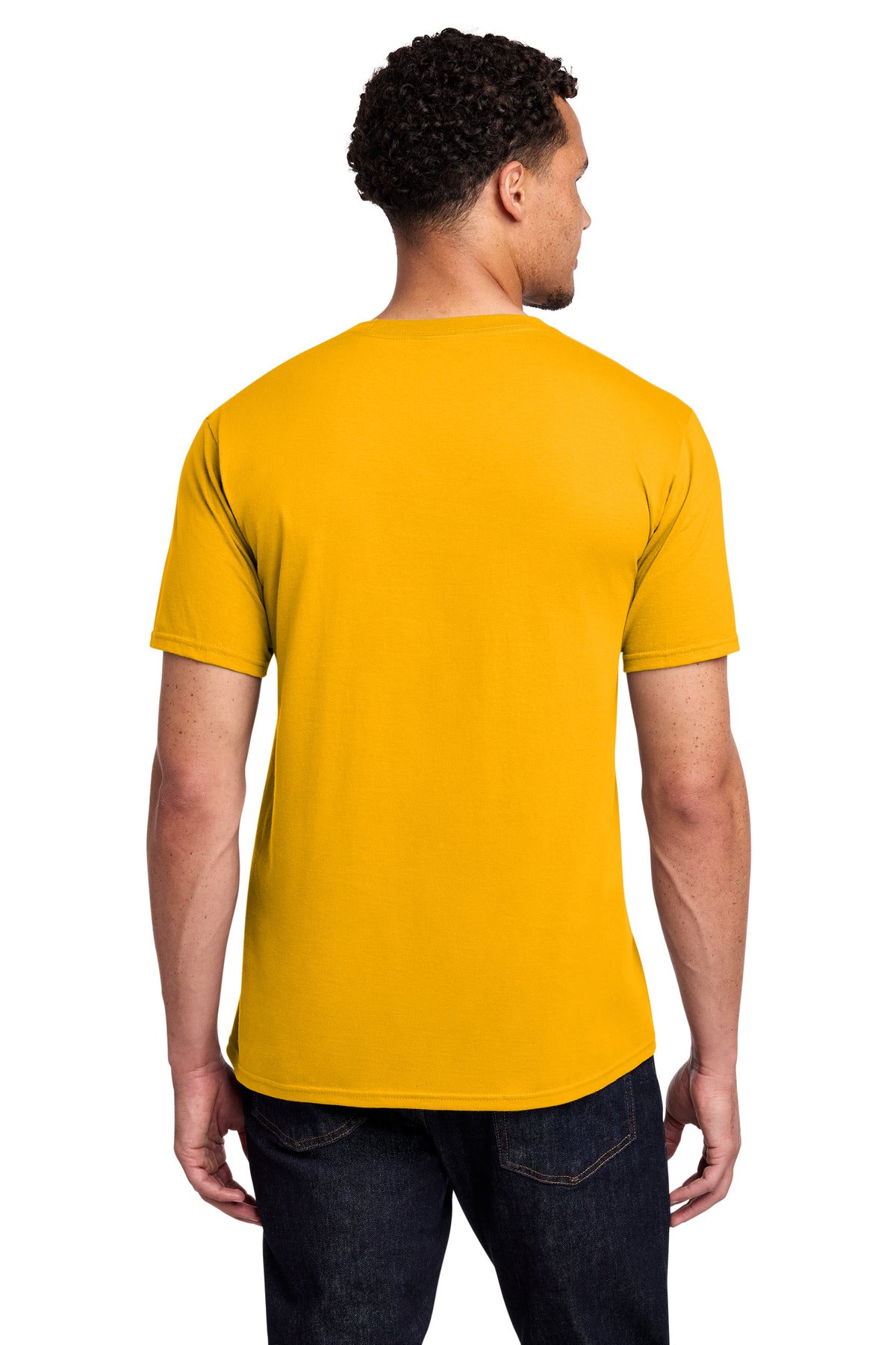 Port & Co Fan Favorite Tee - Bright Gold