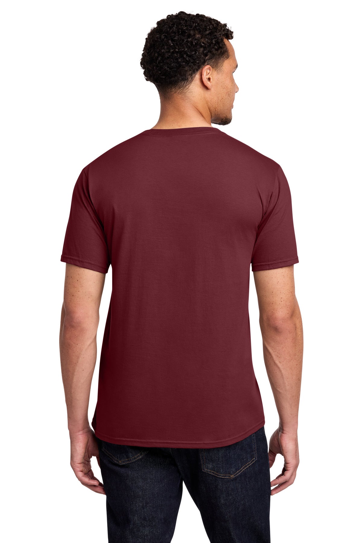 Port & Co Fan Favorite Tee - Garnet