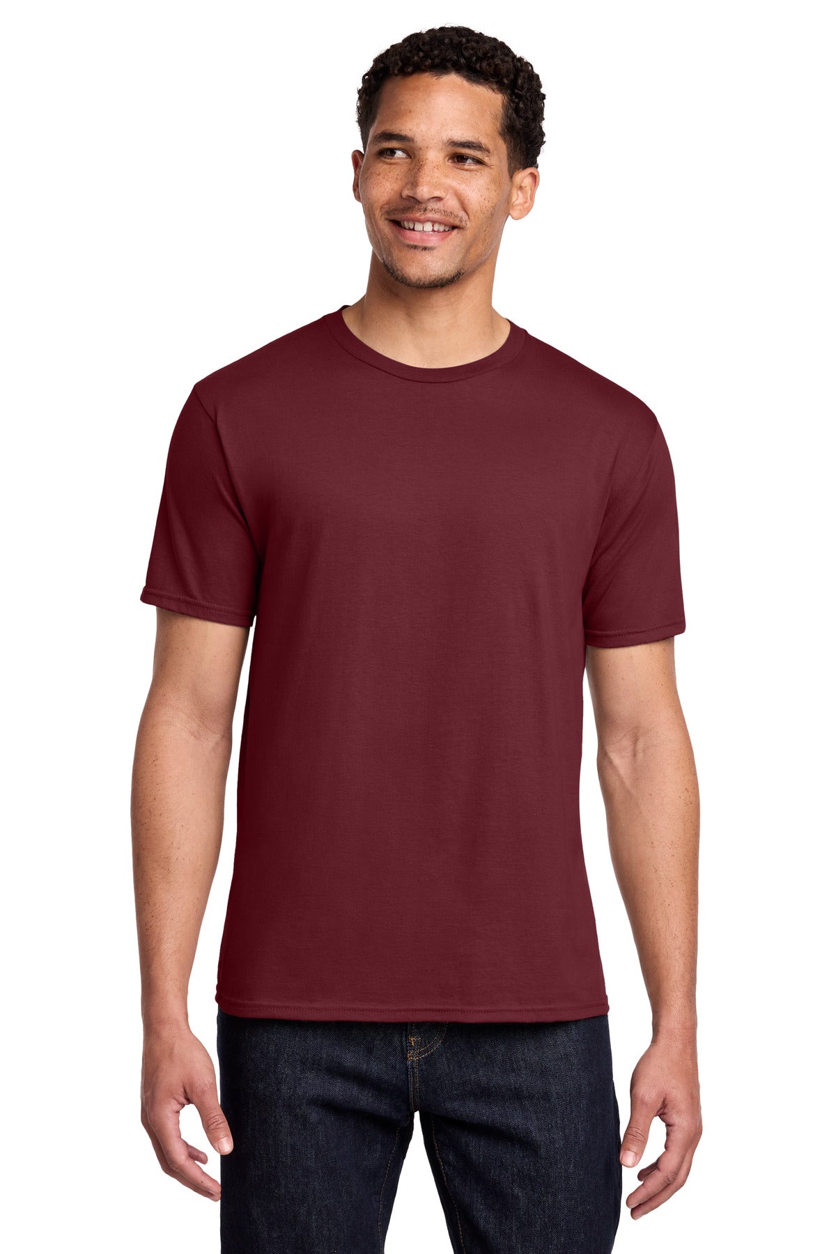 Port & Co Fan Favorite Tee - Garnet