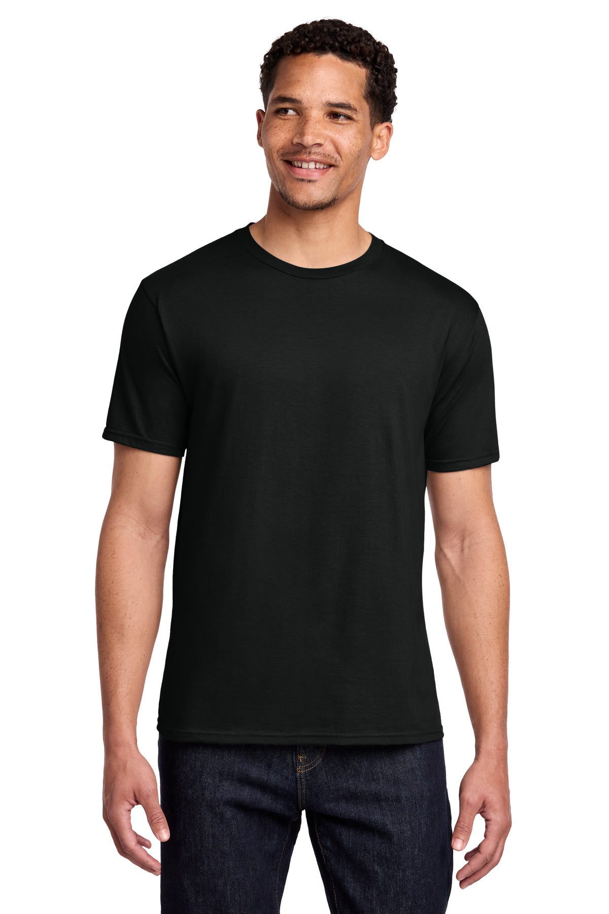 Port & Co Fan Favorite Tee — Jet Black