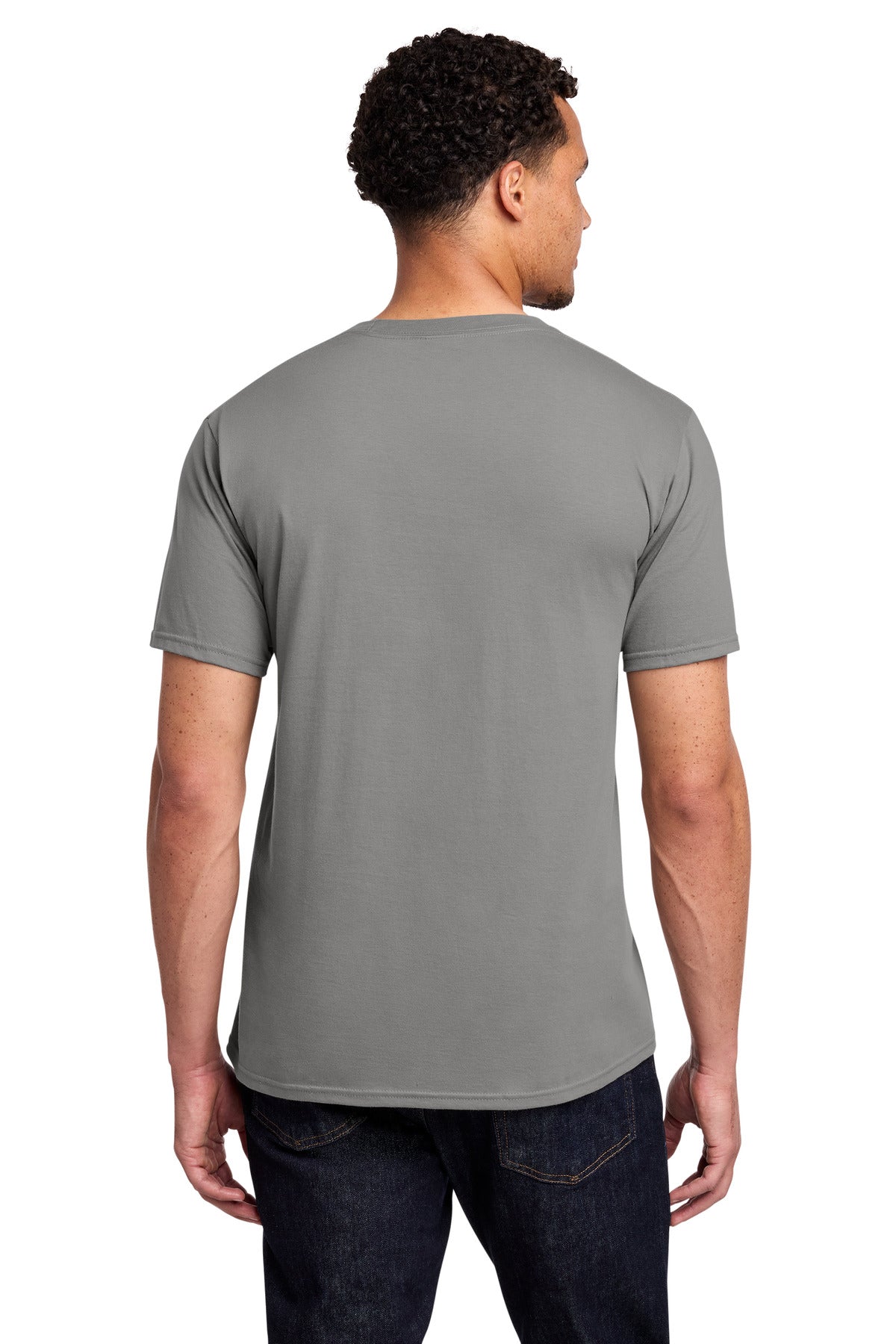 Port & Co Fan Favorite Tee - Medium Grey