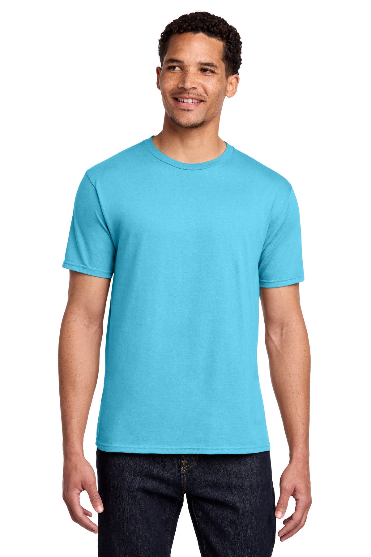 Port & Co Fan Favorite Tee - Tidal Wave