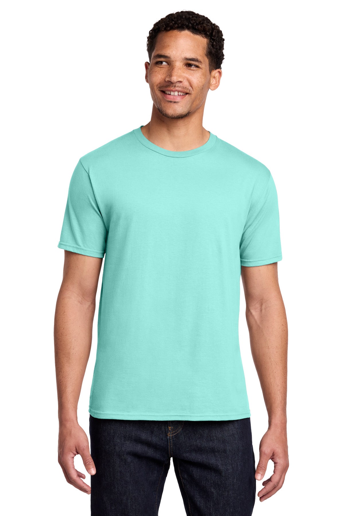 Port & Co Fan Favorite Tee - True Celadon