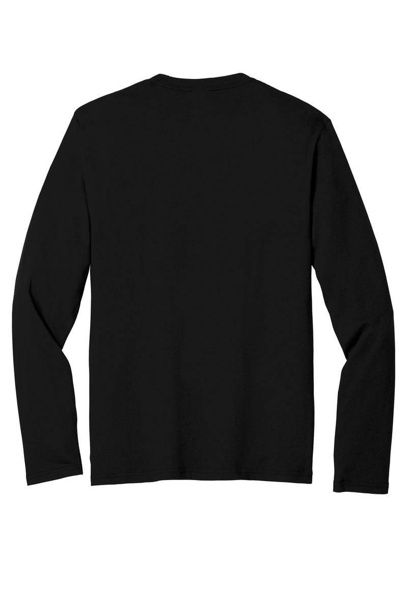Port & Co Long Sleeve Fan Favorite  Blend Tee - Jet Black