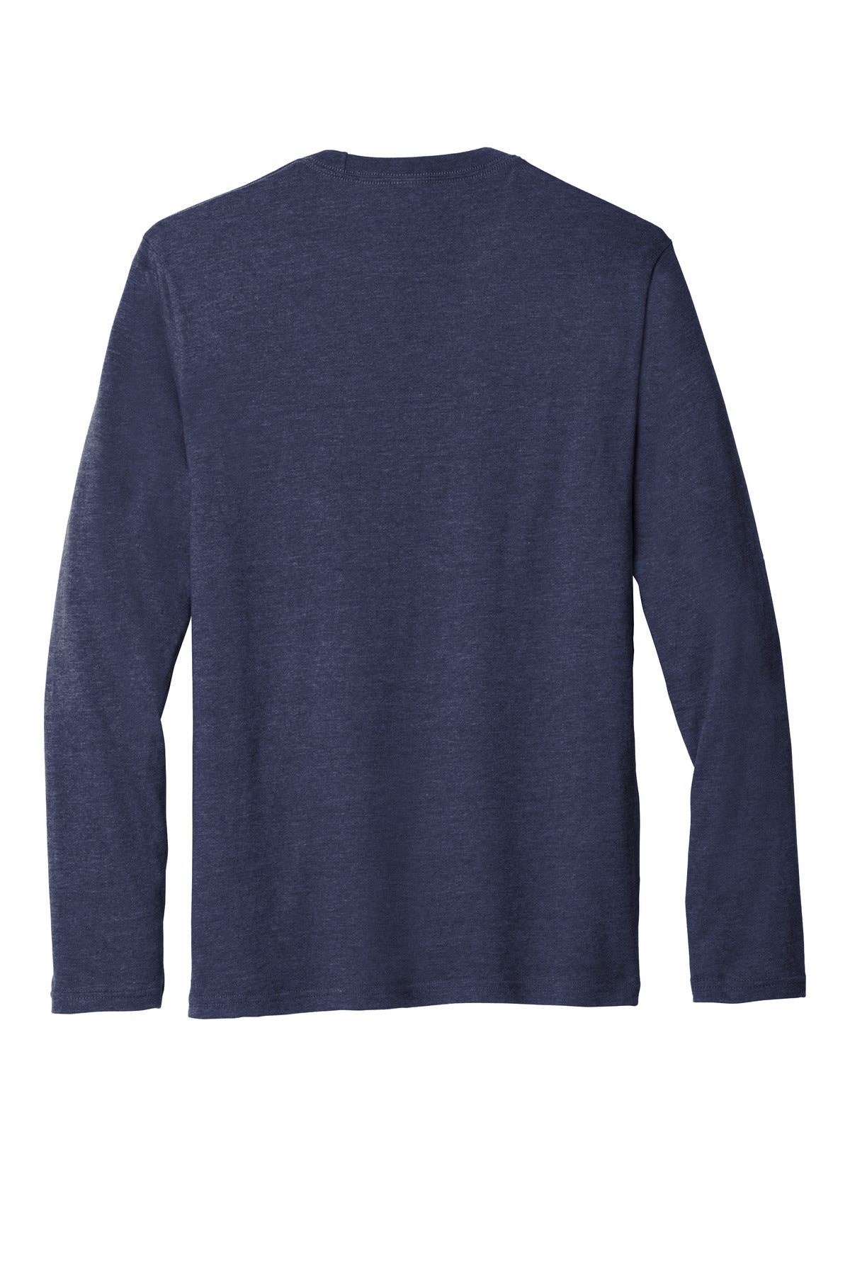Port & Co Long Sleeve Fan Favorite  Blend Tee - Team Navy Heather