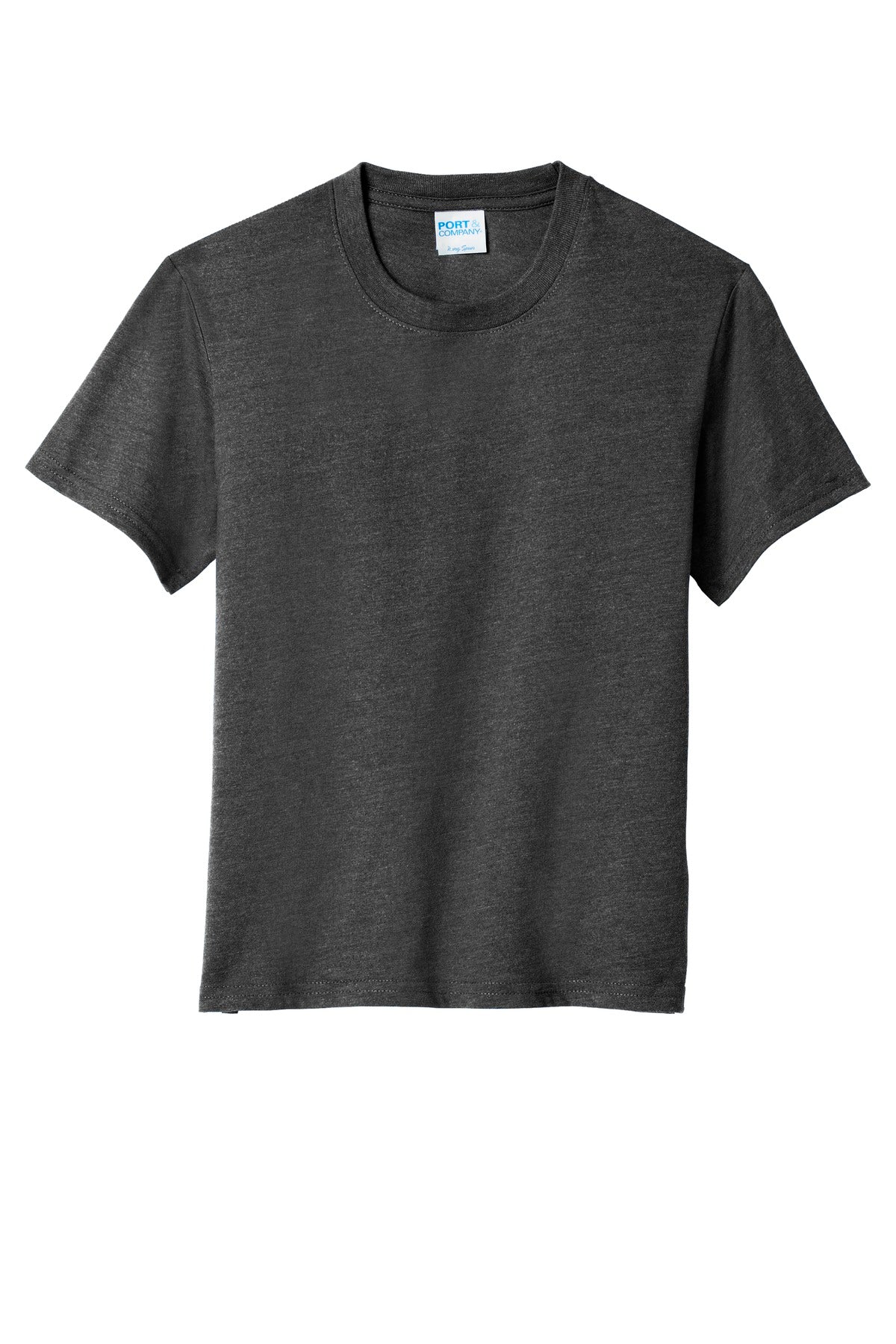 Port & Co Youth Fan Favorite  Blend Tee - Black Heather