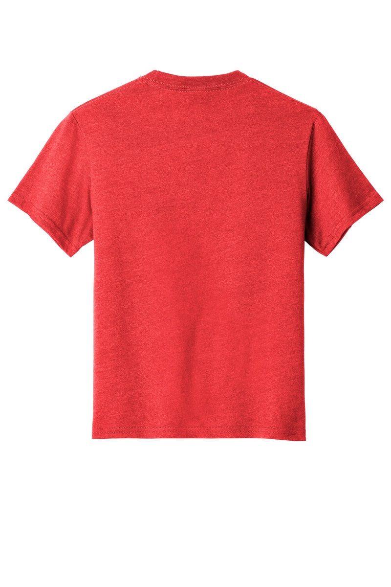 Port & Co Youth Fan Favorite  Blend Tee - Bright Red Heather