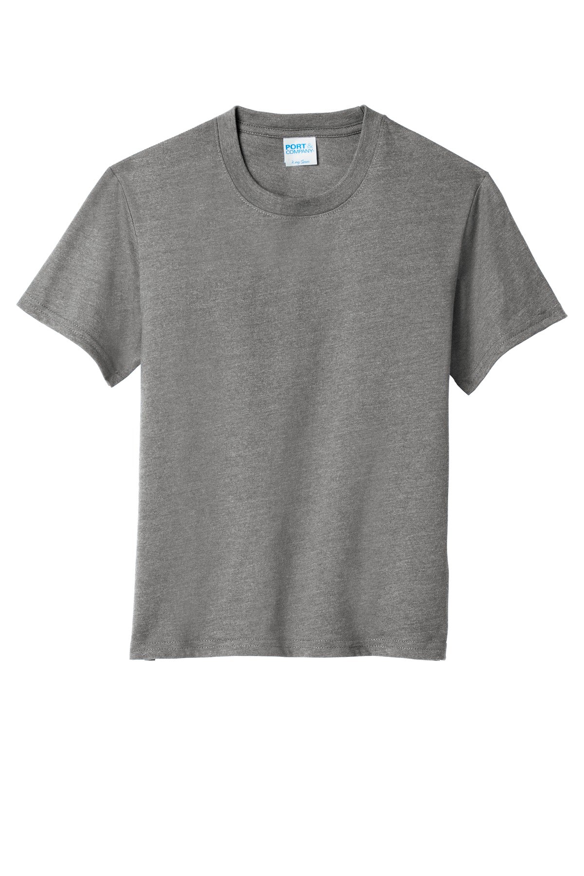 Port & Co Youth Fan Favorite  Blend Tee - Graphite Heather