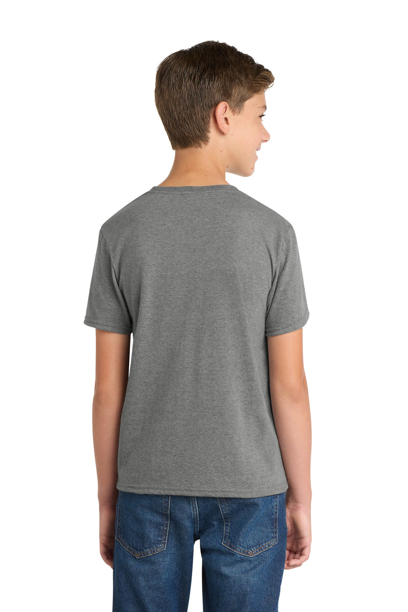Port & Co Youth Fan Favorite  Blend Tee - Graphite Heather