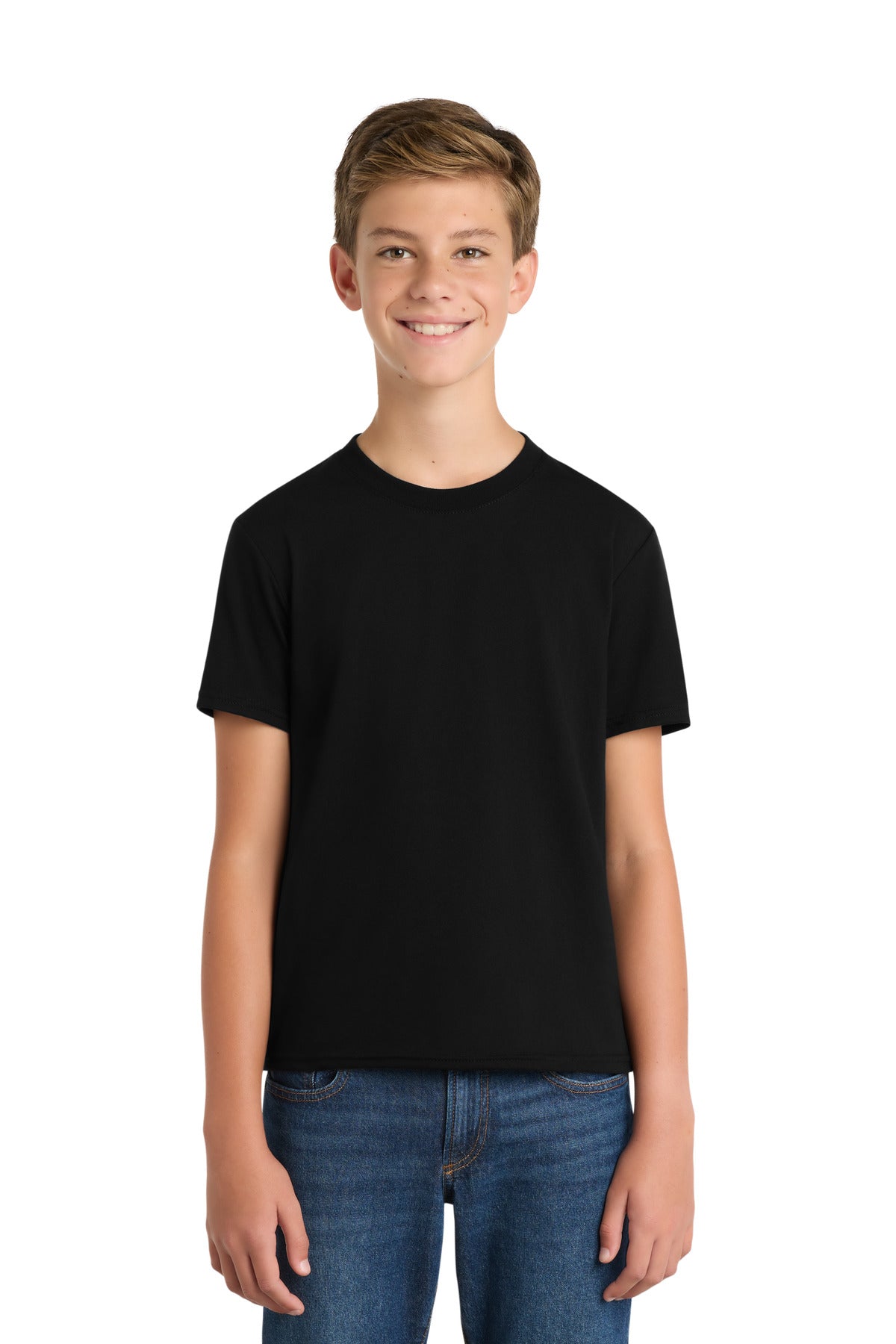 Port & Co Youth Fan Favorite  Blend Tee - Jet Black