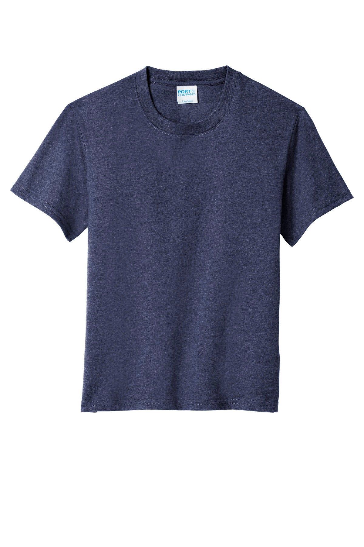 Port & Co Youth Fan Favorite  Blend Tee - Team Navy Heather