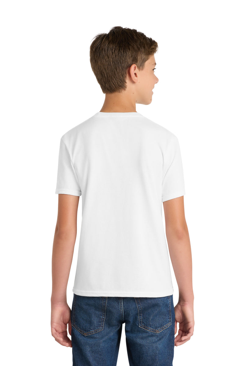 Port & Co Youth Fan Favorite  Blend Tee - White