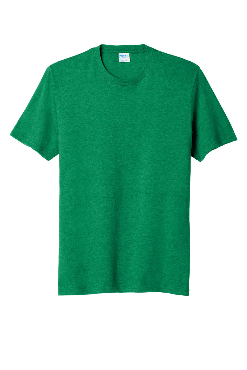 Port & Co Fan Favorite Blend Tee - Athletic Kelly Green Heather