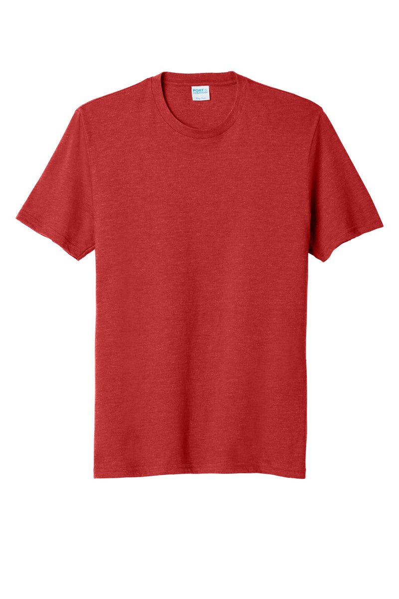 Port & Co Fan Favorite Blend Tee - Bright Red Heather