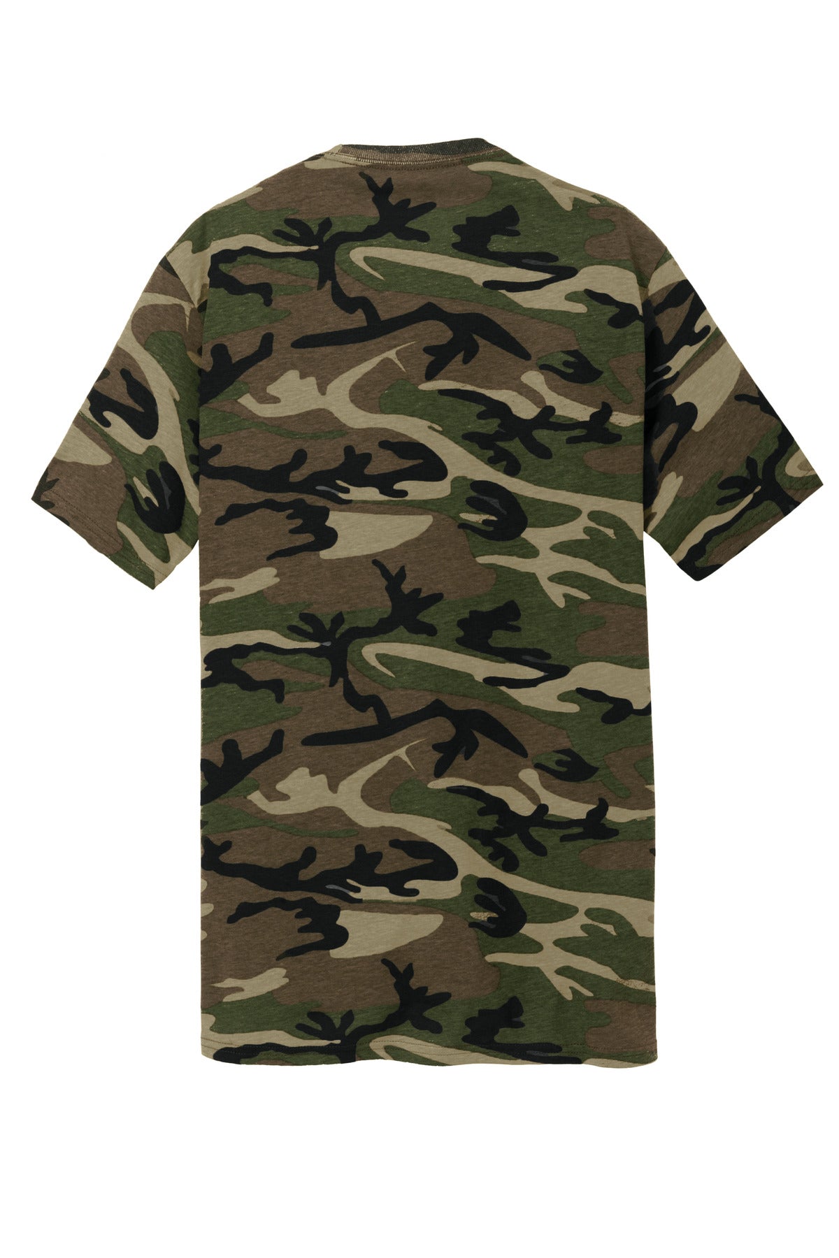 Port & Co Core Cotton Camo Tee - Military Camo