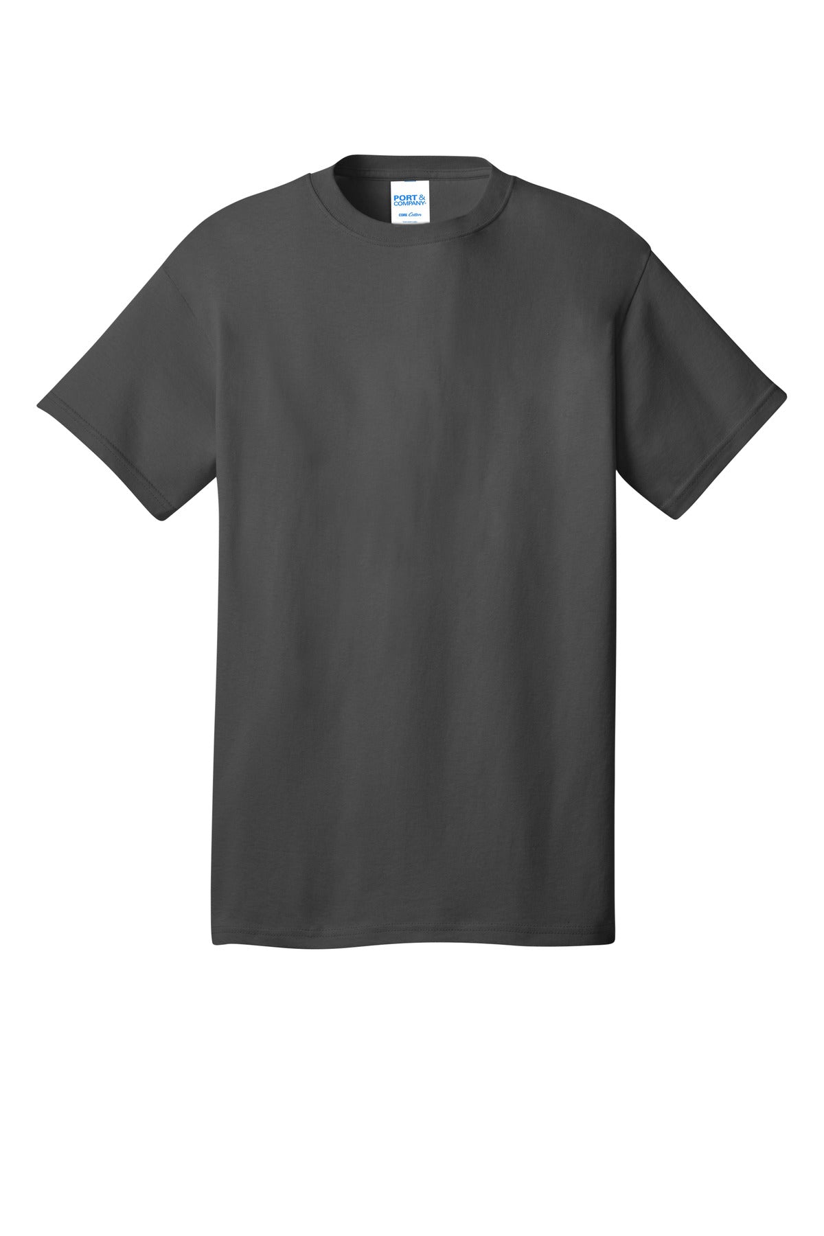Port & Co Core Cotton DTG Tee - Charcoal