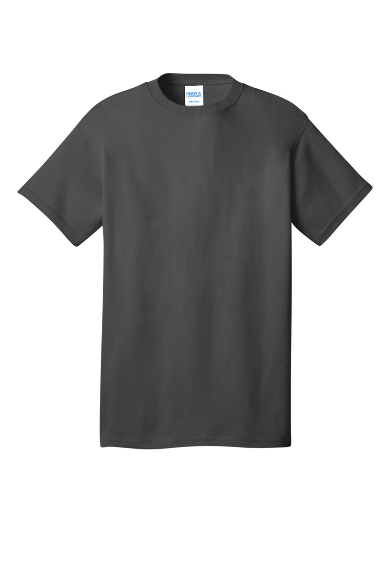 Port & Co Core Cotton DTG Tee - Charcoal