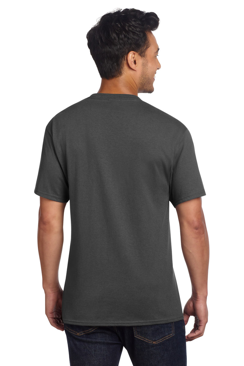 Port & Co Core Cotton DTG Tee - Charcoal
